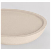 Tava decorativa otel bej Alligator 34x25.5x7h