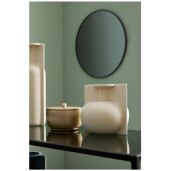 Lumanare ambientala in borcan aluminiu auriu Clamp Ø16x11h