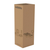 Set ustensile birou metal argintiu sticla Adventure Ø10x30,5h