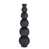 Vaza flori metal negru Ridhi Ø20x76h