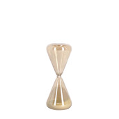 Clepsidra decorativa sticla nisip alb Kronos Ø6x15,3h