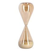 Clepsidra decorativa sticla nisip alb Kronos Ø10x29,6h