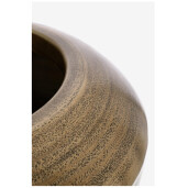 Vaza flori aluminiu auriu Nadu Ø50x50h