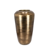 Vaza flori aluminiu auriu Nadu Ø53x89h