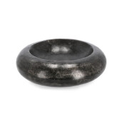 Bol decorativ aluminiu negru Nadu Ø45x11h