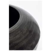 Vaza flori aluminiu negru Nadu Ø50x50h