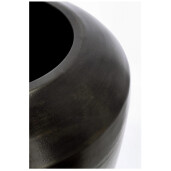 Vaza flori aluminiu negru Nadu Ø53x89h