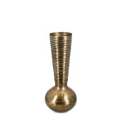 Vaza flori aluminiu auriu Noida Ø34x83h