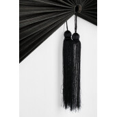 Evantai decorativ bambus negru Nanka 39x81x4h