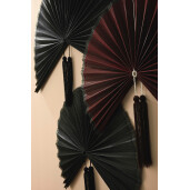 Evantai decorativ bambus negru Nanka 39x81x4h