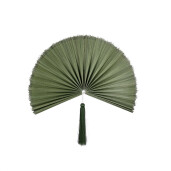 Evantai decorativ bambus verde Nanka 39x81x4h