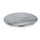 Platou decorativ marmura gri Crane Ø35x1,5h