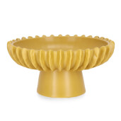 Bol decorativ ceramica ocru Eldar Ø26x13,5h