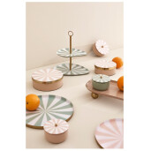 Bol decorativ, depozitare metal multicolor Donya Ø11x7,5h