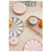 Bol decorativ, depozitare metal multicolor Donya Ø16x6h