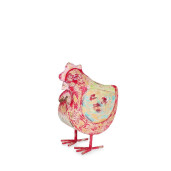 Figurina Gaina metal multicolor 26x16x31h