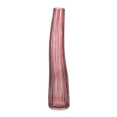 Vaza flori sticla bordeaux Haldys Ø10x46h