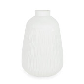 Vaza flori sticla alba Lyder Ø21x32h