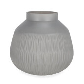 Vaza flori sticla gri Lyder Ø27x25,5h