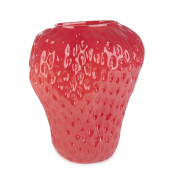 Vaza flori sticla rosie Capsuna 31x27x36,5h