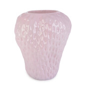 Vaza flori sticla roz Capsuna 31x27x36,5h