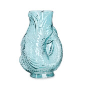 Vaza flori sticla albastra Peste 20,5x13x30h