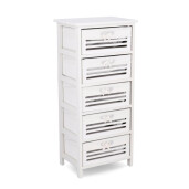 Comoda lemn alb Leny 40x29x90h