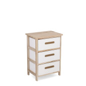 Comoda lemn alb maro Reka 40x29x58h