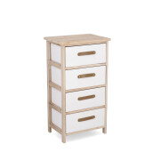Comoda lemn alb maro Reka 40x29x73h