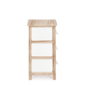 Comoda lemn alb maro Yvette 26x32x62h