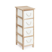 Comoda lemn alb maro Yvette 26x32x80h