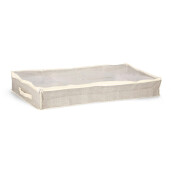 Cutie depozitare textil bej Tidy 100x45x15 cm