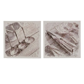 Set 2 tablouri canvas 40x1,8x40h