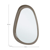 Oglinda perete rama poliuretan maro herb Otilia 80x5x120h