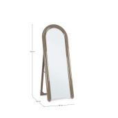 Oglinda podea rama mdf maro herb Otilia 60x6.6x160h