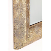 Oglinda perete metal auriu Larjam 70x6.5x140.5 cm