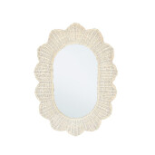 Oglinda perete rama ratan bej Irele 70x11x94h