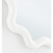 Oglinda perete rama sticla alba Creamy 36x2x36h