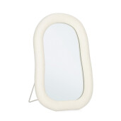 Oglinda masa rama sticla alba Creamy 20x3x30h