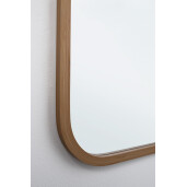 Oglinda perete bambus maro Desty 37x1.5x57 cm