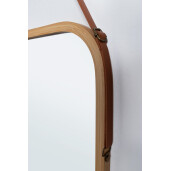 Oglinda perete bambus maro Desty 37x1.5x57 cm