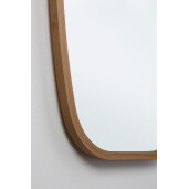 Oglinda perete bambus maro Desty 43.5x1.5x77 cm