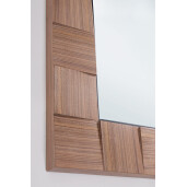 Oglinda perete lemn maro Alfalda 106x6x182h