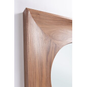 Oglinda perete lemn maro Chervil 115x7x115h