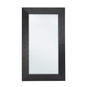 Oglinda perete lemn negru Mallow 109,5x7,5x185h