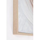 Tablou decorativ cu rama abstract pictat manual canvas Bold 124x5x204h