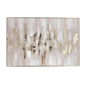 Tablou decorativ canvas abstract Hannes 90x3,5x60h