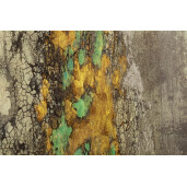 Tablou decorativ cu rama abstract pictat manual canvas Bold 80x4,8x110h