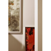 Tablou decorativ cu rama abstract pictat manual canvas Bold 80x4,8x110h