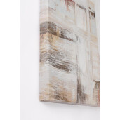 Tablou decorativ abstract pictat manual canvas Texture 140x3,5x140h